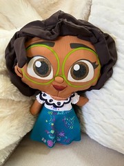 Disney Doorables Encanto Mirabel Puffables Plush Large Glitter Eyes 9″ Just Play