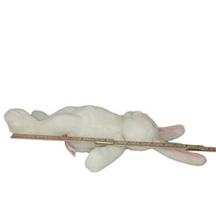 Russ Plush Bunny Dude White Rabbit Stuffed Animal #259 17″