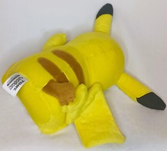 Tomy Pokemon Pikachu Winking Soft Plushie Yellow Black Brown Red 2017 9″