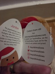 Original Squishmallows 3.5″ Jordan The Gingerbread Boy Plush Clip On Keychain
