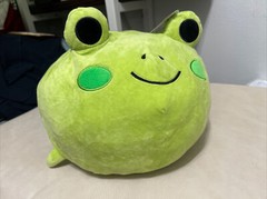 Kawaii Series Frog Large (L) Green Soft Plush Shinada Global KWFG-02L