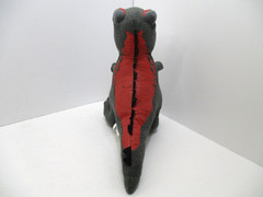 Jurassic World Dominion Carnotaurus Dinosaur/Animal Plush Toy Gray/Red 7″ Tall