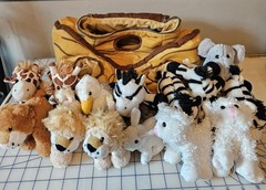 Noah’s Ark And A Variety Of Animal Plushies