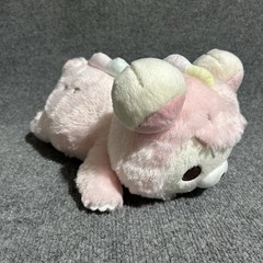 SAN-X Rilakkuma *Korilakkuma Baby Dinosaur Lay Down Plush Bear 11” in Pink White