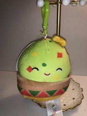 Squishmallows Foodie Squad Gideon the Guacamole 3″ Clip-on NWT Snack Junk Food