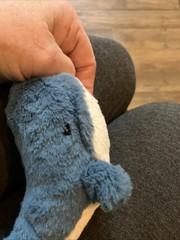 JELLYCAT London Stuffed Animal Blue Teal WHALE Ocean Sea Creature PLUSH Toy