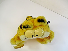 Vtg 1981 Garfield 7″ Plush “Stuck On You” Window Cling Dakin Stuffed Toy *Faded