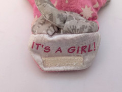 LOT Vintage Kitty SLEEP N SURPRISE Hasbro 1992 It’s a Boy Pretzel Girl Pacifier