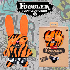 FUGGLER Budgie 9″ Plush by ZURU – Rare Rabid Rabbit – New