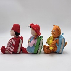 Vintage 2002 Nursery Rhymes Plush Pals Doll Miniature Book Toy Lot Of 3