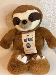 Aroma Home Hot Hugs, Sloth, Microwaveable Hottie, Fragranced Lavender