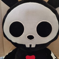 Skelanimals Black Jack Rabbit Plush Fiesta 20.5” Stuffed Animal C14105 WITH TAGS