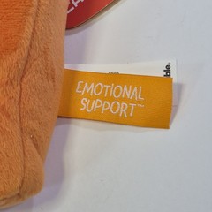 New Emotional Support Crinkle Fries Plush Toy Funny Gift Orange Yellow NWT