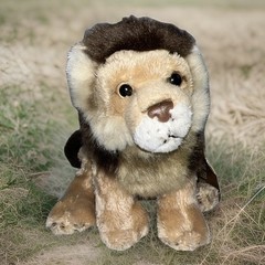 National Geographic Stuffed Animal Plush Lion Lelly Kids Realistic 8” Big Cat