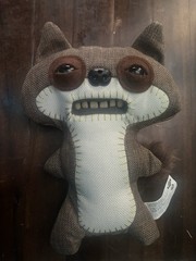 FUGGLER FART FACE FOX BROWN FUNNY UGLY MONSTER Excellent Condition