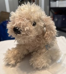 Webkinz Blonde Cockapoo No Code HM729 Puppy Dog Plush Stuffed Animal