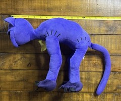Catnip Poppy Playtime Plush Unbranded Standing Large Purple Horror Goth Art Cat