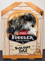 Fuggler Butt Ugly Pets 9″ CHEEZEE Calico Cat Funny Ugly Monsters Brand New NIB