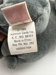 Hallmark 1989 Over The Hill Methusalah Bear Plush Toy 11 Inches Tall