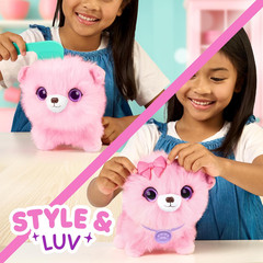 Pink Surprise Pet, Mystery Plush Toys, Stuffed Animals, Wash to Reveal 1 of 3 Re
