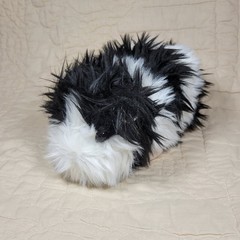 Ganz Webkinz Cookies N Cream Guinea Pig Black White Gerbil Hamster 9″ NO CODE