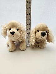 Ganz Webkinz American Cocker Spaniel HM202 & American Golden Retriever HM371 Set