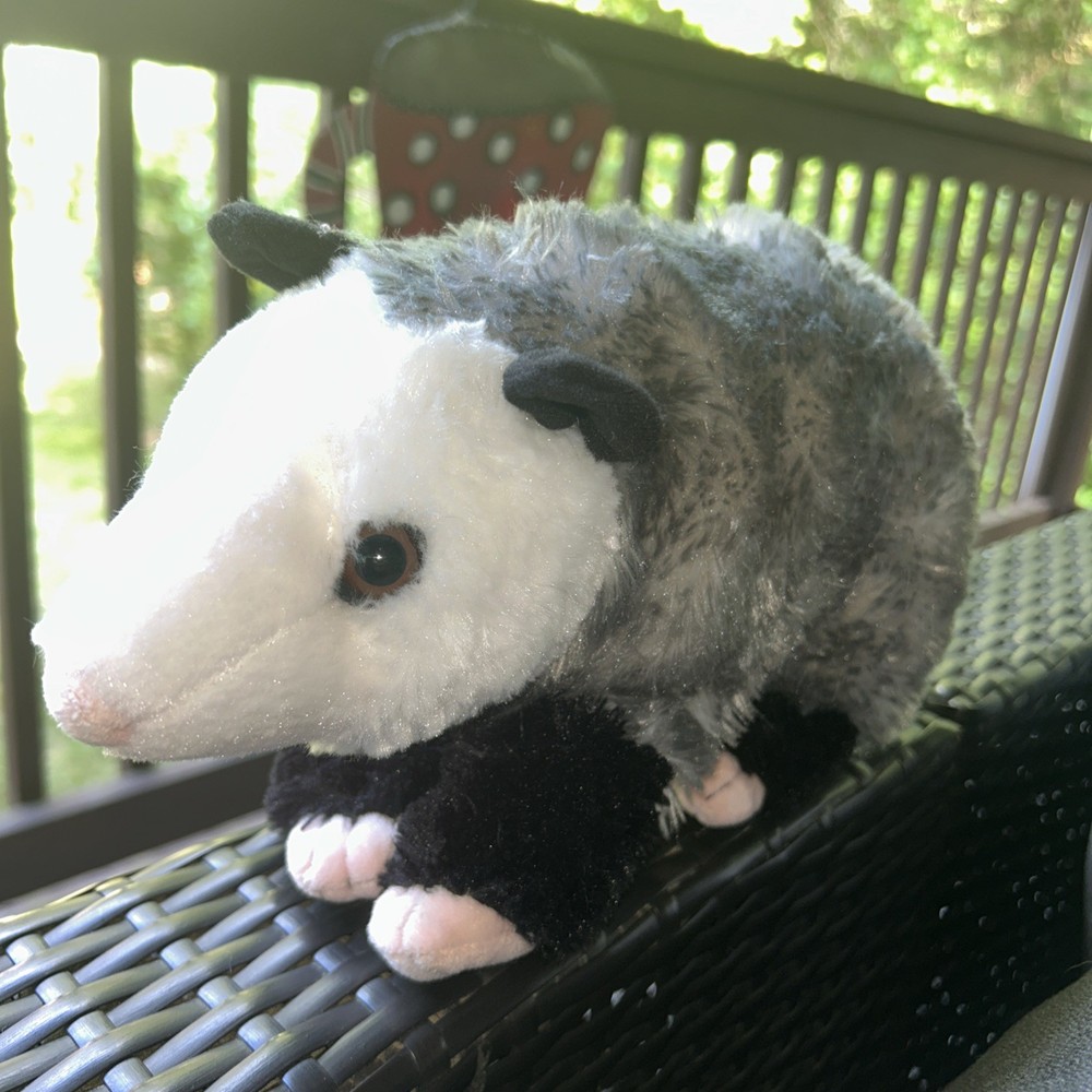 Wild Republic Plush Opposum 19″ Soft Stuffed Toy animal marsupial grey