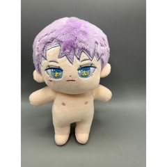 Love and Deepspace Rafayel? Plush 8 Inch Purple Hair Star Eyes Cotton Doll Nude