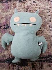 Vintage Uglydoll Ice Bat Plush Rare XL Size 20″ Blue Toy 2002
