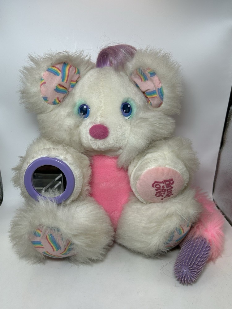 Vintage 1987 AmToy BRUSH A LOVES Plush Toy
