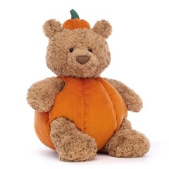 Bartholomew Bear Pumpkin – 36cm Plush Toy | Christmas Soft Collectible