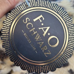 FAO Schwarz Cheetah Leopard Cat Plush Realistic 25″ Stuffed Animal 2017