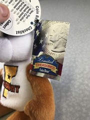 Limited Treasures State Quarters Coin Teddy Bear Vermont #14 Kg Y1