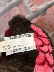 GANZ Webkinz Cocoa Dinosaur Plush 8” Stuffed Animal HM338 No Code