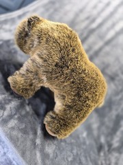 Lelly National Geographics Plush Grizzly Bears Mom and Baby 12″ Tall No Tags