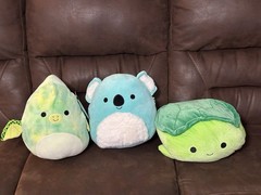 Lot of 3 Squishmallows 12” Dragon Koala Stackable Turtle Plush Kellytoy