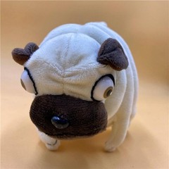 Cute and Comical 6” Pug Plushie – Perfect Gift for Birthdays and Valentine’s