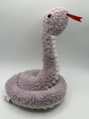 Doindute Purple Plush Snake Stuffed Animal