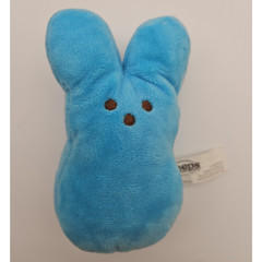 Peeps Plush Blue Bunny Rabbit Stuffed Animal Small 6 Inch