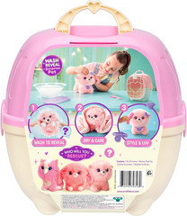 Pink Surprise Pet, Mystery Plush Toys, Stuffed Animals, Wash to Reveal 1 of 3 Re
