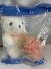 Avon Bearing Blossoms Plush Teddy Bear with Flower 9” Sealed Gift Collection