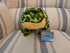Webkinz Retired 2007 Bull Frog NO CODE HM115 Plush Toy with Tags Vintage Y2K