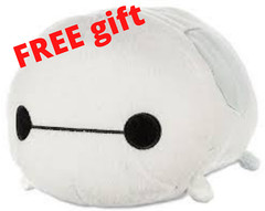 Baymax Tsum Tsum 11 inches, NWT USA SELLER, plus Free 3 Inches Baymax Tsum Tsum.