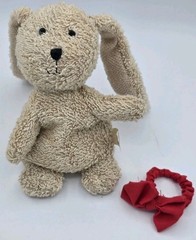 VTG Russ Berrie Home Buddies Nibbles Bunny Plush 5” Terry Cloth Beanie Tush Tag