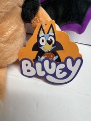 Bluey Witch 15″ & Bingo Bat 11″ Costume Halloween Holiday Plush Toy Set NWT 2025