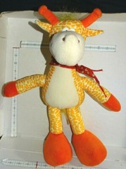 Sugar Loaf Standing Upright Giraffe Plush Red Bandana 15.5″ tall