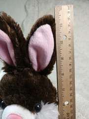 Vtg DANN DEE Collectr’s Choice Pink Brown 16″ CHOCOLATE BUNNY Easter Plush 2018