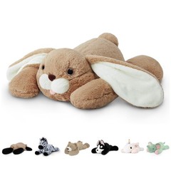 Niuniu Daddy 20″ 3.3lb Bunny Weighted Stuffed Animal forKids and Adults, Soft…