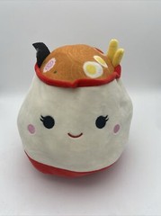 Squishmallow Flip A Mallows 8″ Raisy Ramen & SHUN Sushi Rice Food Squad Plush