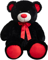 Big Teddy Bear Stuffed Animal Giant Teddy Bear Plush with Red Ribbon Bow Valenti